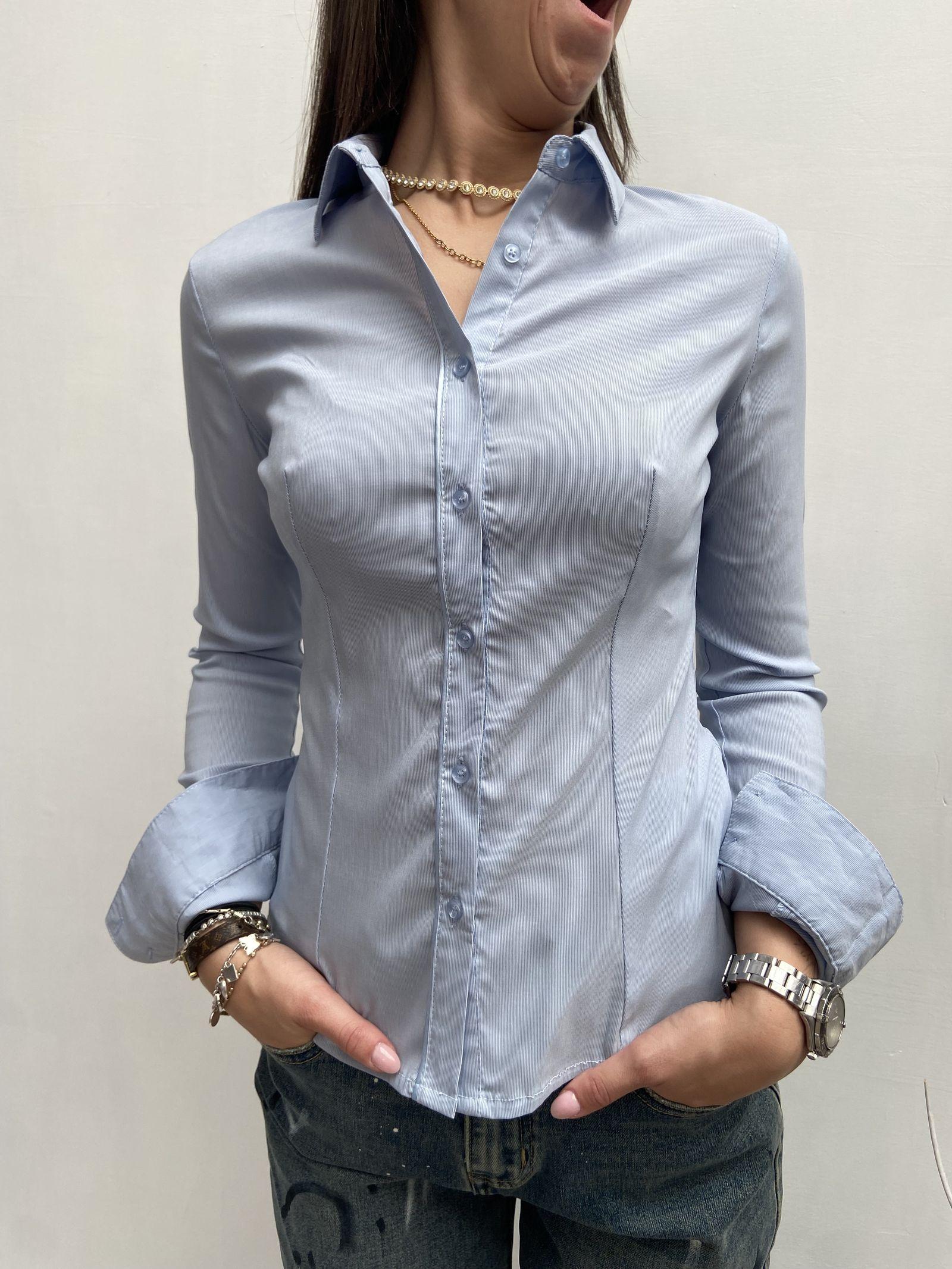 Camicia elasticizzata - Ofelia PARIGI AZZURRO OFELIA 