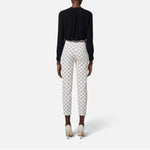 Pantalone con stampa losanghe - Elisabetta Franchi PAS7151E2 E84 ELISABETTA FRANCHI 