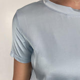 T-shirt lucida girocollo