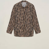 Camicia over stampa fourrure