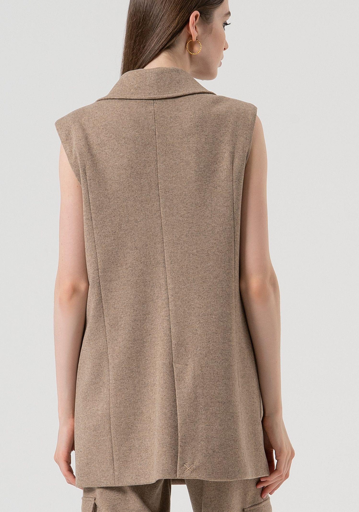 Gilet lungo doppio petto FR25WJ5015W80501 L46 FRACOMINA 