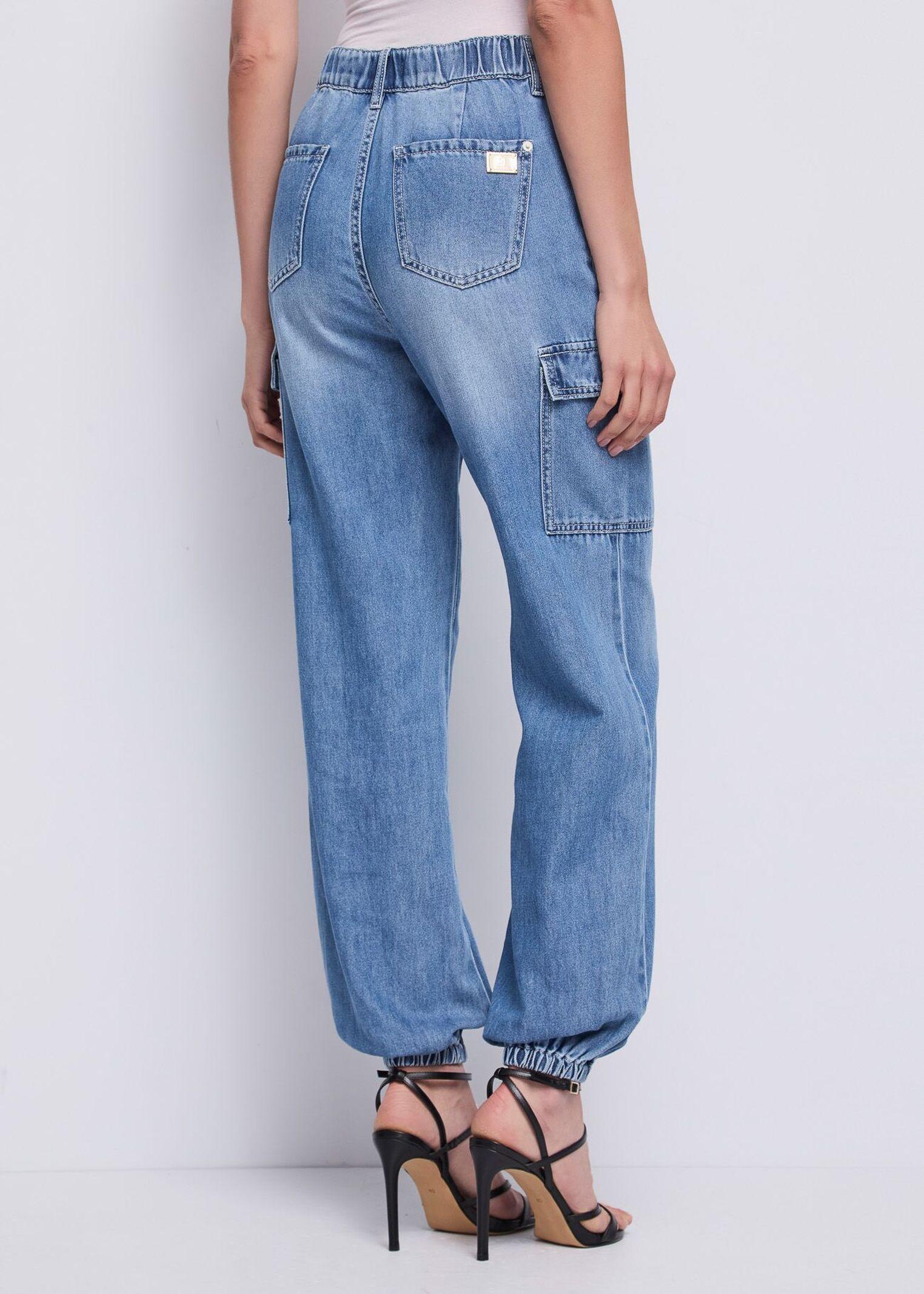 Jeans cargo con elastico - Gaudi 611BD26039 00 GAUDI' 