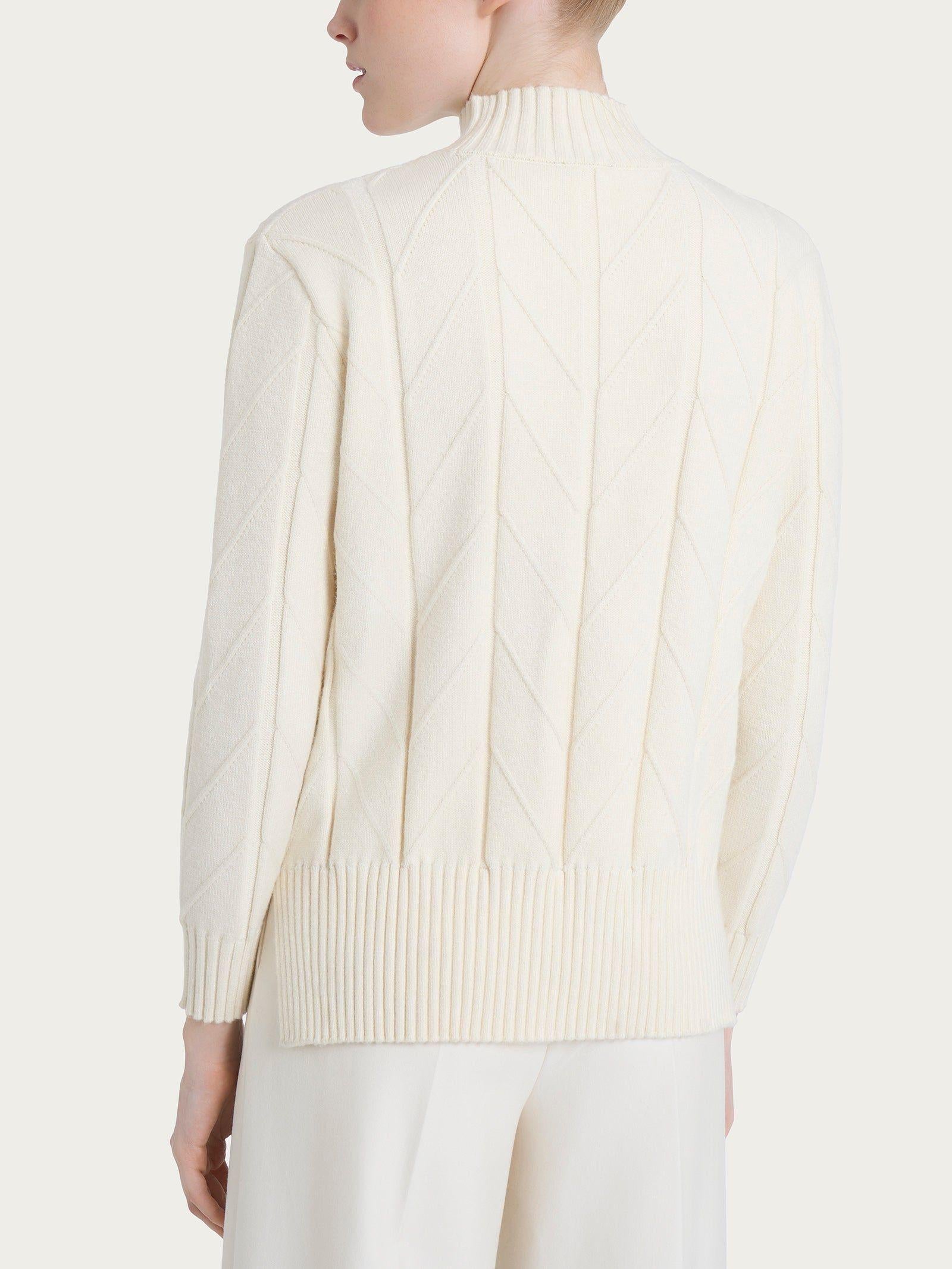 Lupetto con punto spiga DQ66MVFW25 004 RAGNO 