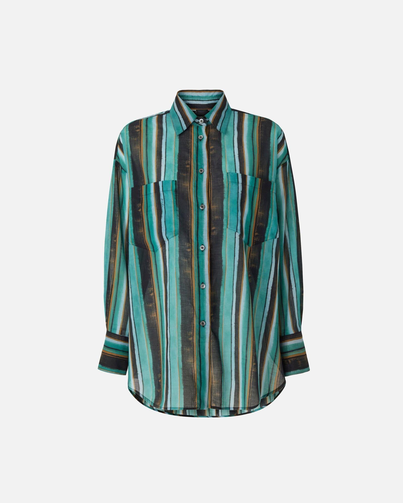 camicia rieti mussola stampa 106990A3CH SD3 PINKO 