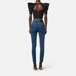 Jeans a palazzo - Elisabetta Franchi PJ08I56E2 104 ELISABETTA FRANCHI 