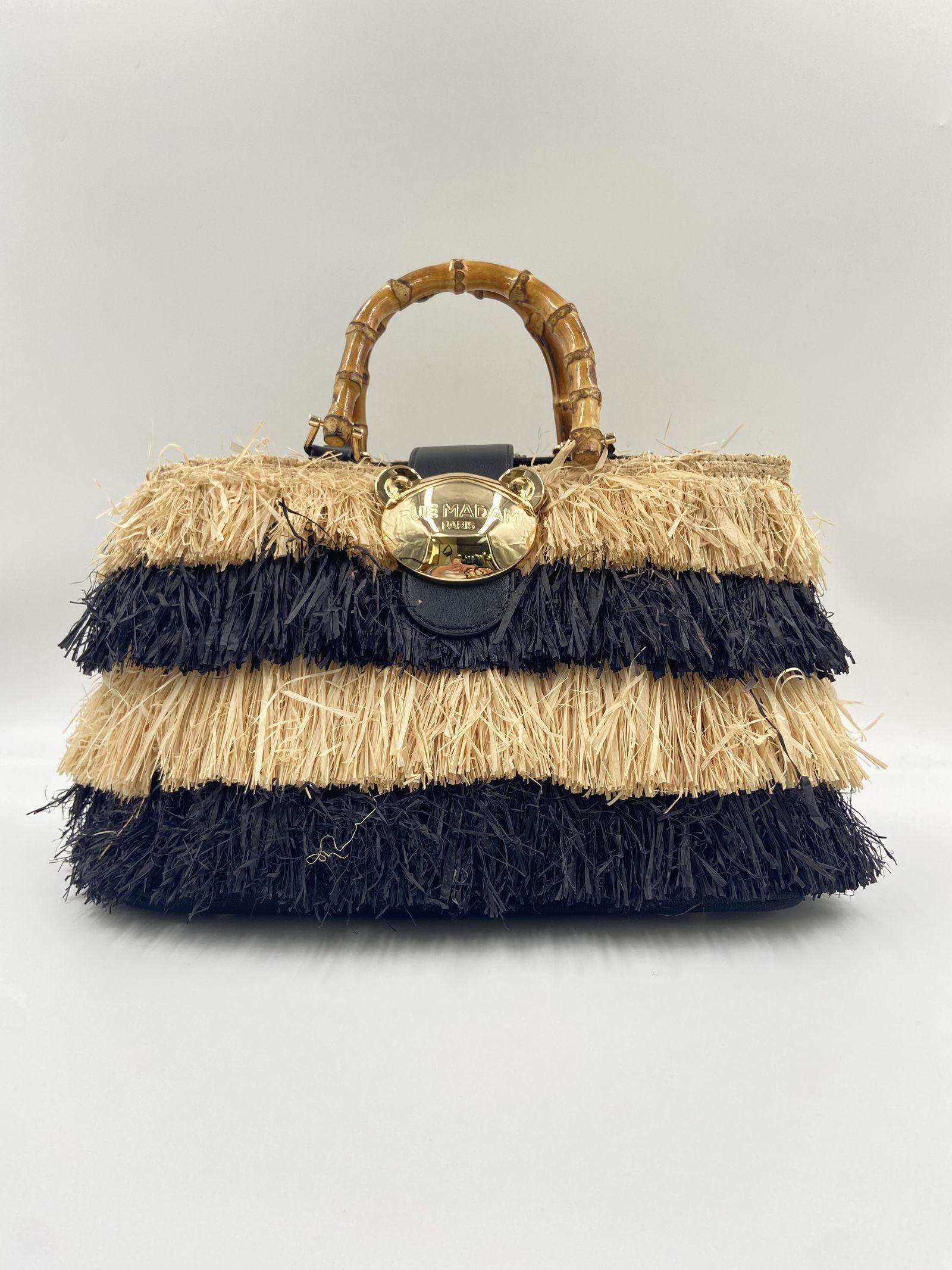 Borsa Riad Basket Frange - Rue Madam Paris RIADFRINGESBASKET FRANGENERO RUE MADAM PARIS 