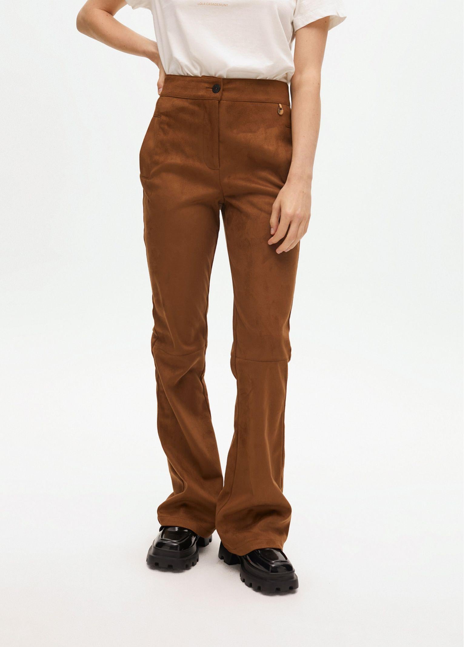 Pantalone in antelina LF2514004 052 LOLA 