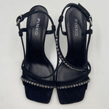 Sandalo scamosciato con strass - Pinko 100670-A0NZ Z99 PINKO 