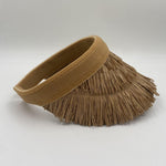 Visiera con frange YM0899 TAUPE OFELIA 