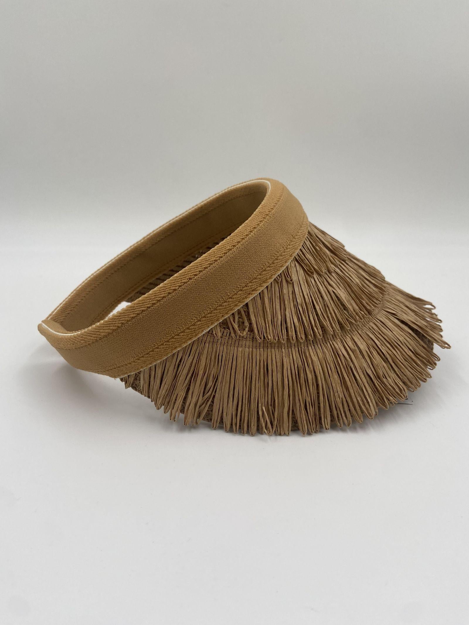 Visiera con frange YM0899 TAUPE OFELIA 
