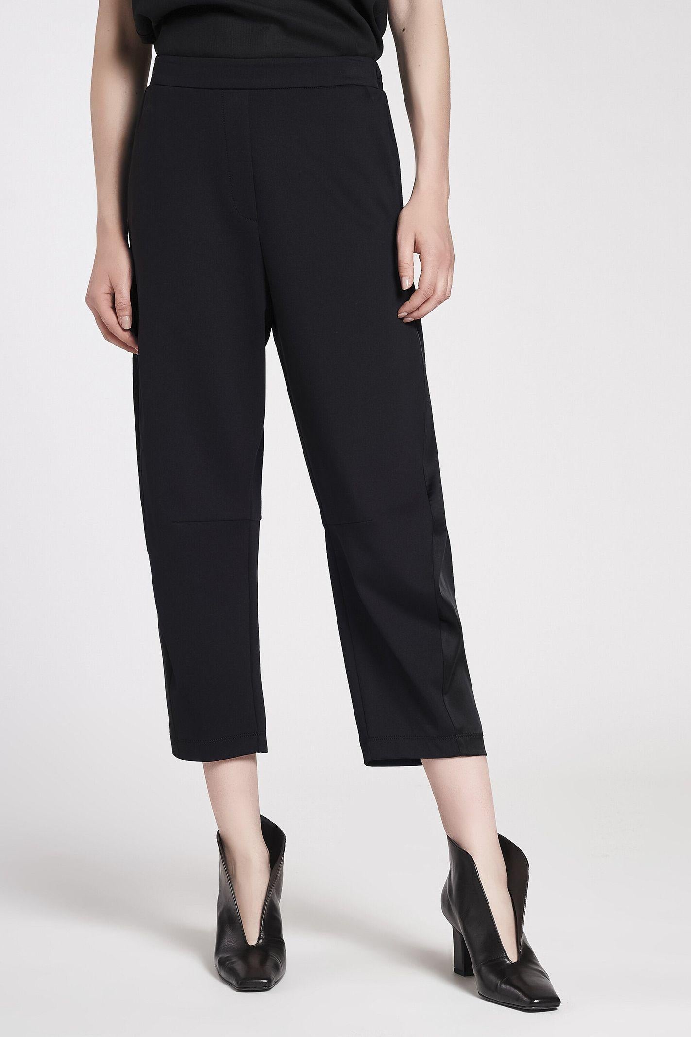 Pantalone con motivo in raso PIUS22D3 10 CARLA G. 