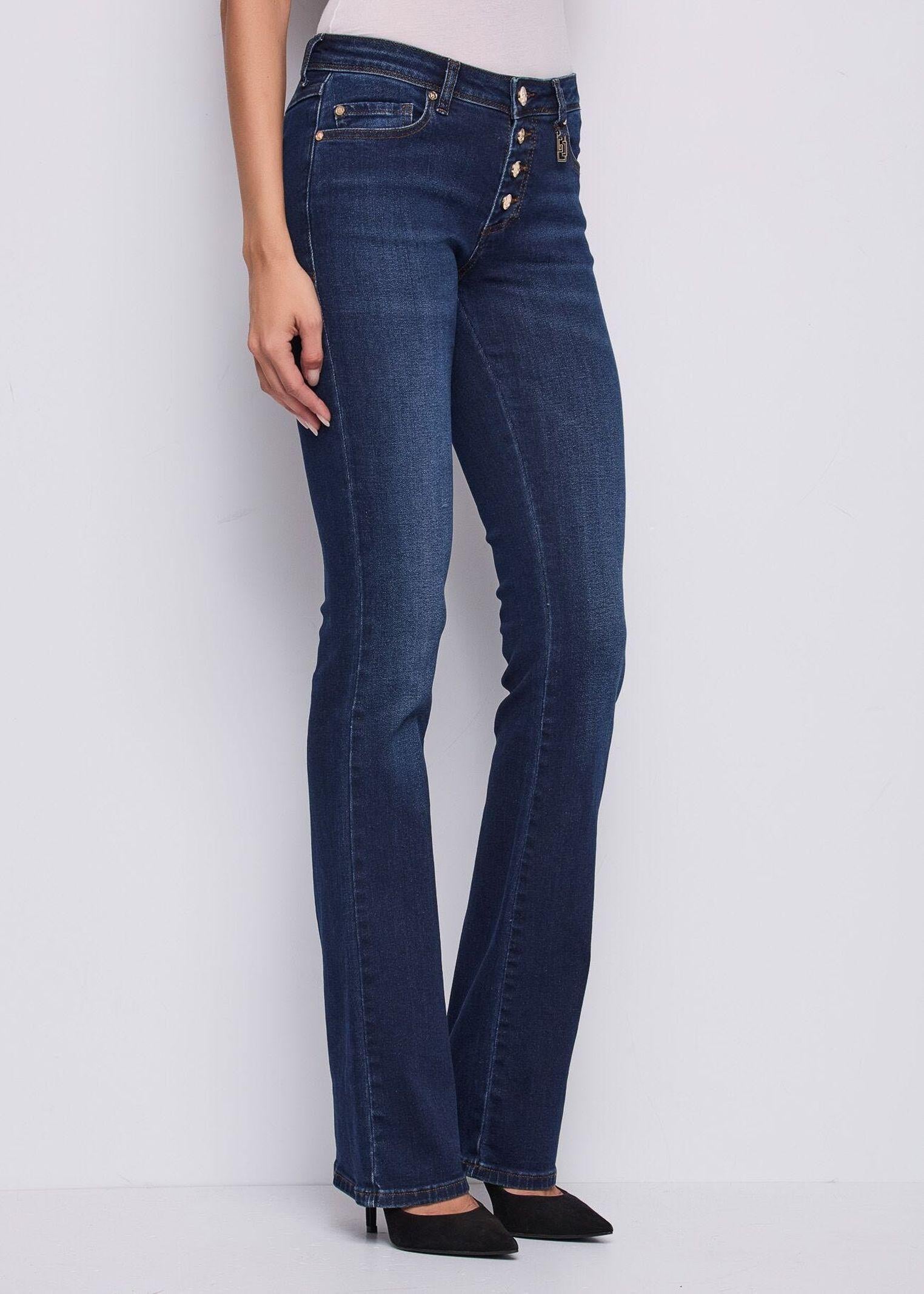 Jeans bootcut con charms 521BD26025 00 GAUDI' 