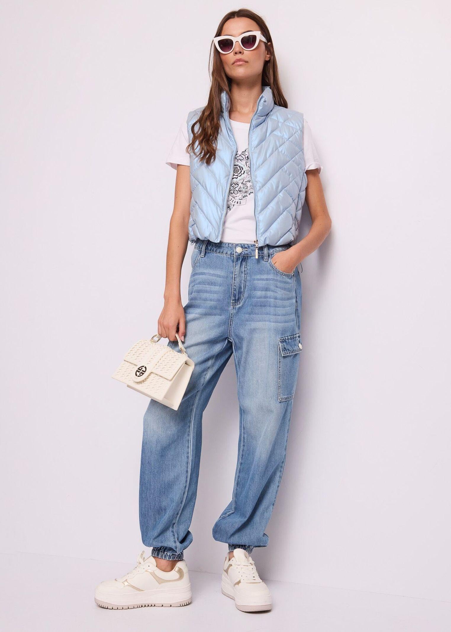 Jeans cargo con elastico - Gaudi 611BD26039 00 GAUDI' 