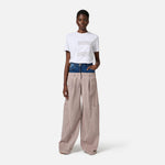 T-shirt in voile ricamato - Elisabetta Franchi MA03151E1 270 ELISABETTA FRANCHI 