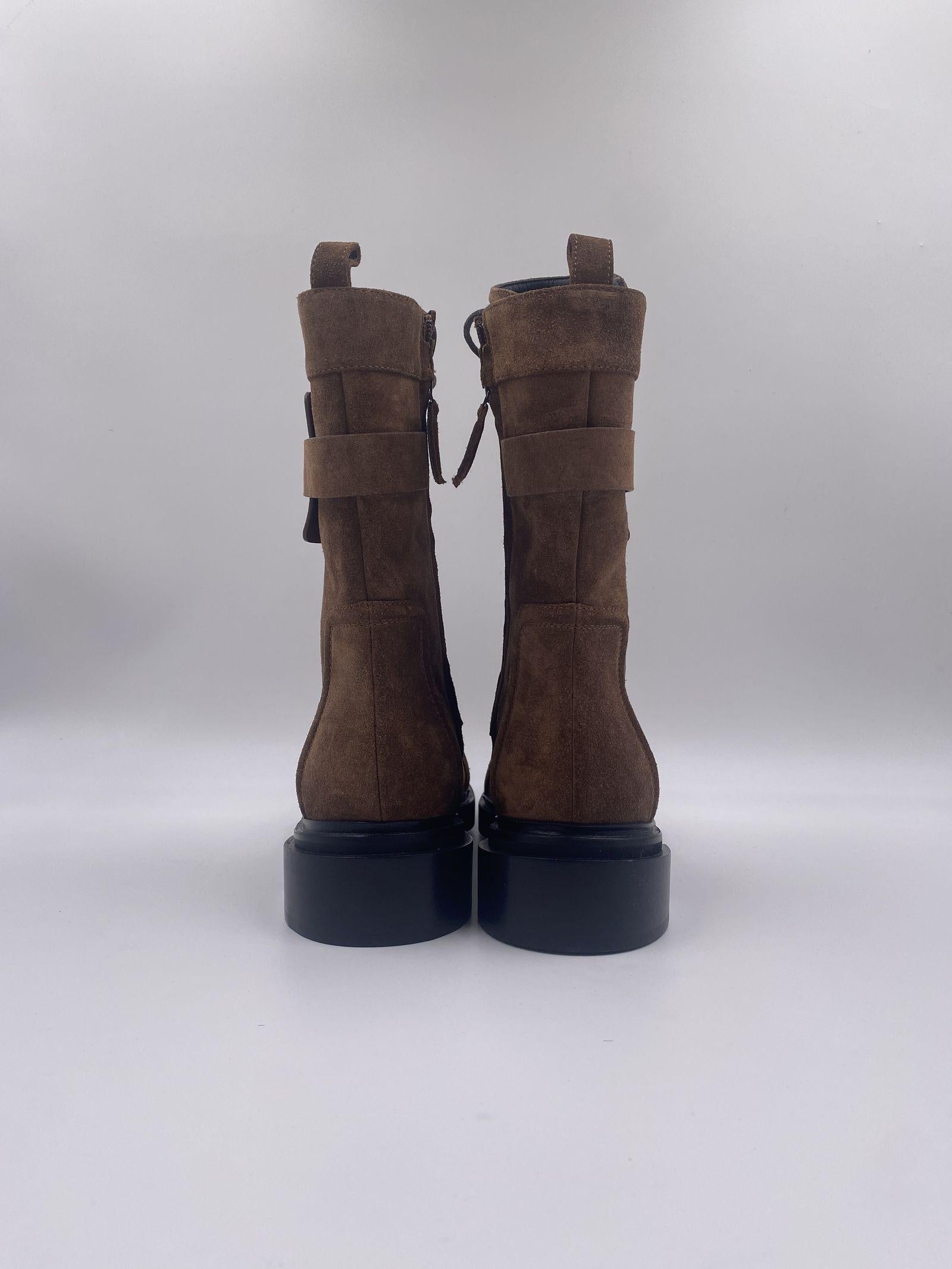 Anfibio scamosciato - Lella Baldi LT172 TABACCO LELLA BALDI 