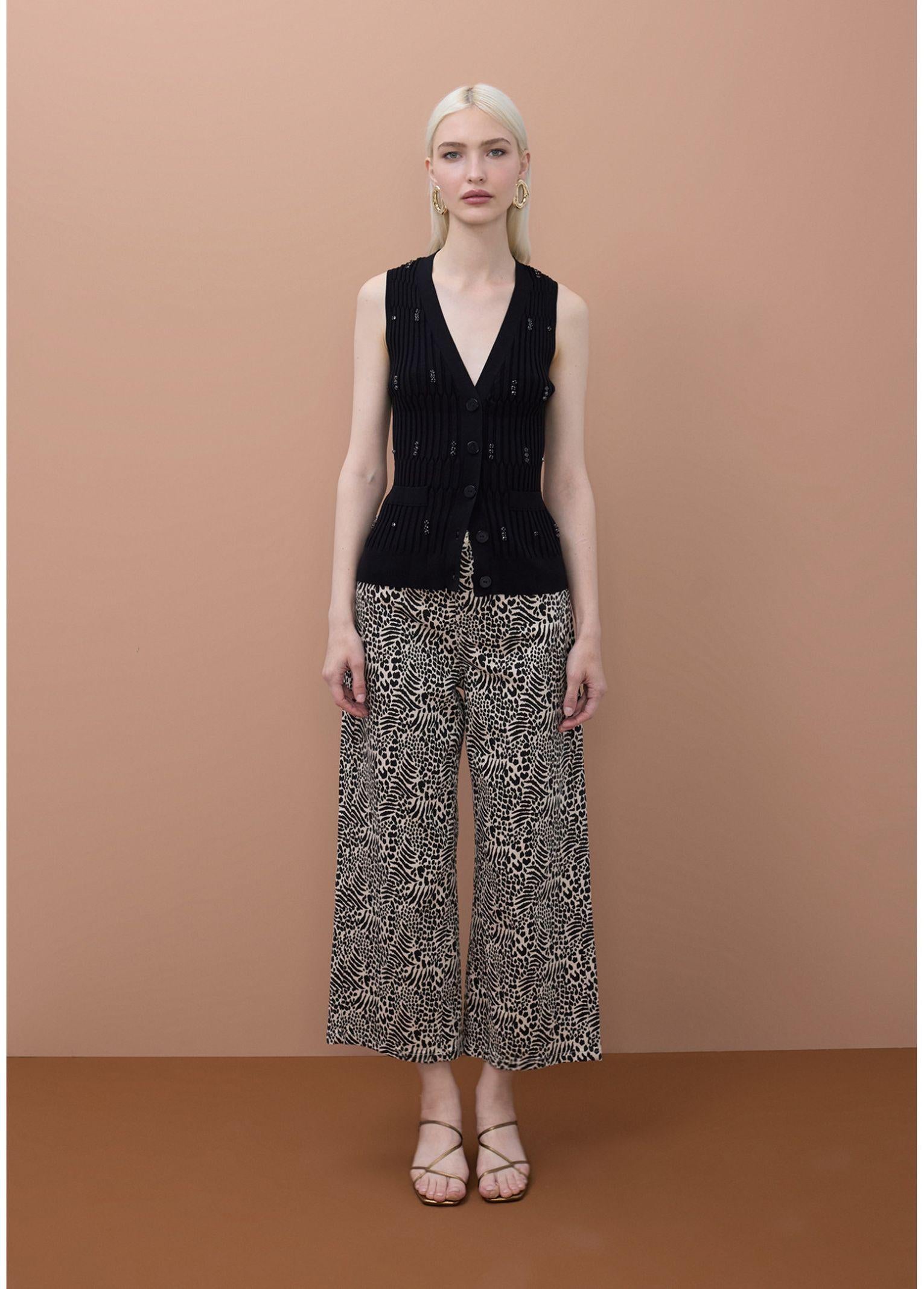 Top con bottoni gioiello - Maite MS2615063 00N MAITE 