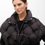 Gilet trapuntato con cintura MF2501006 00N MAITE 