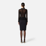 Giacca in tulle - Elisabetta Franchi GI13452E2 110 ELISABETTA FRANCHI 
