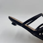 Scarpa bassa aperta con borchie - Ofelia 2569 NERO OFELIA 