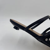 Scarpa bassa aperta con borchie - Ofelia 2569 NERO OFELIA 