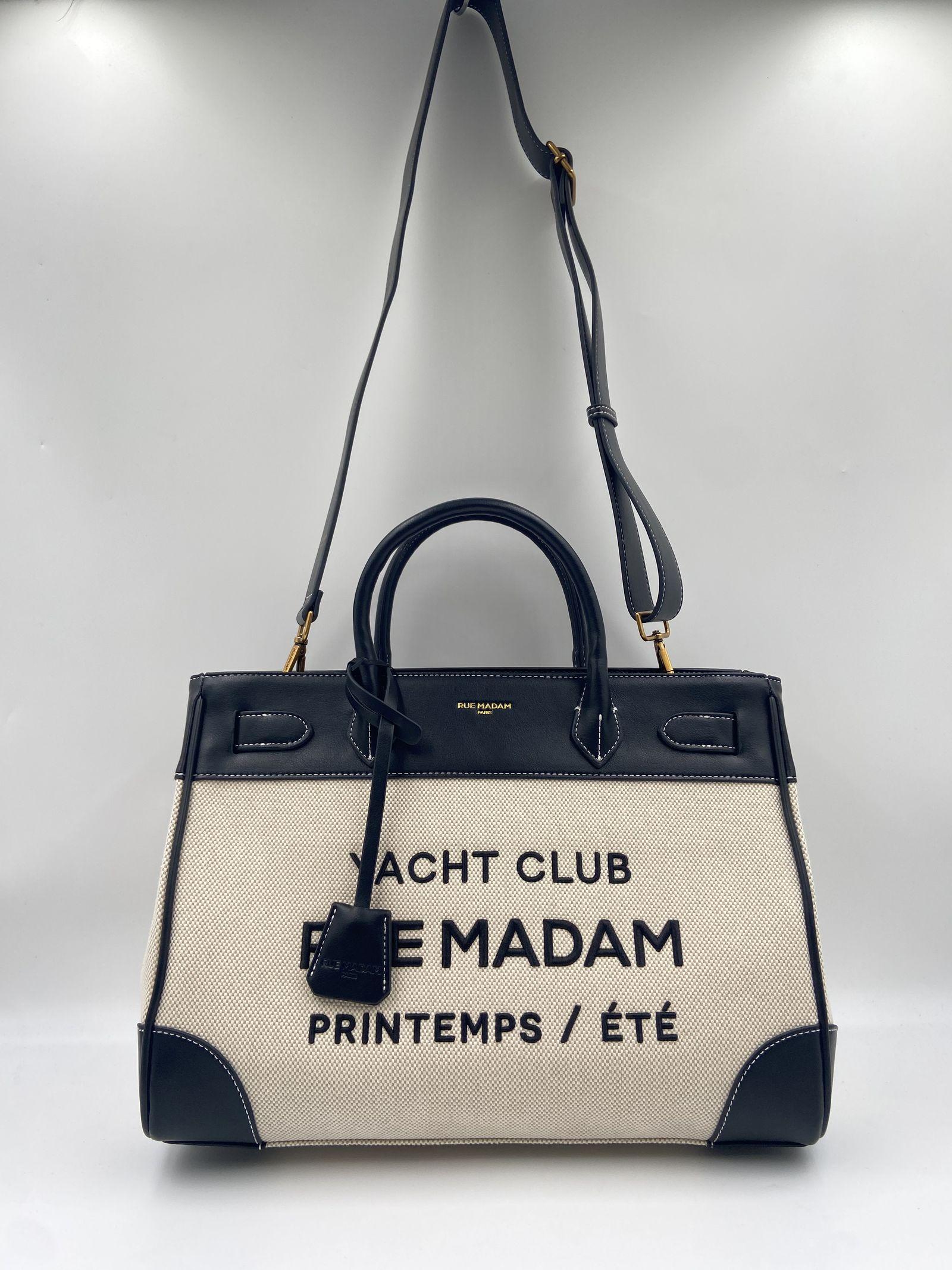 Borsa Riviera Tote - Rue Madam Paris RIVIERATOTE NERO RUE MADAM PARIS 