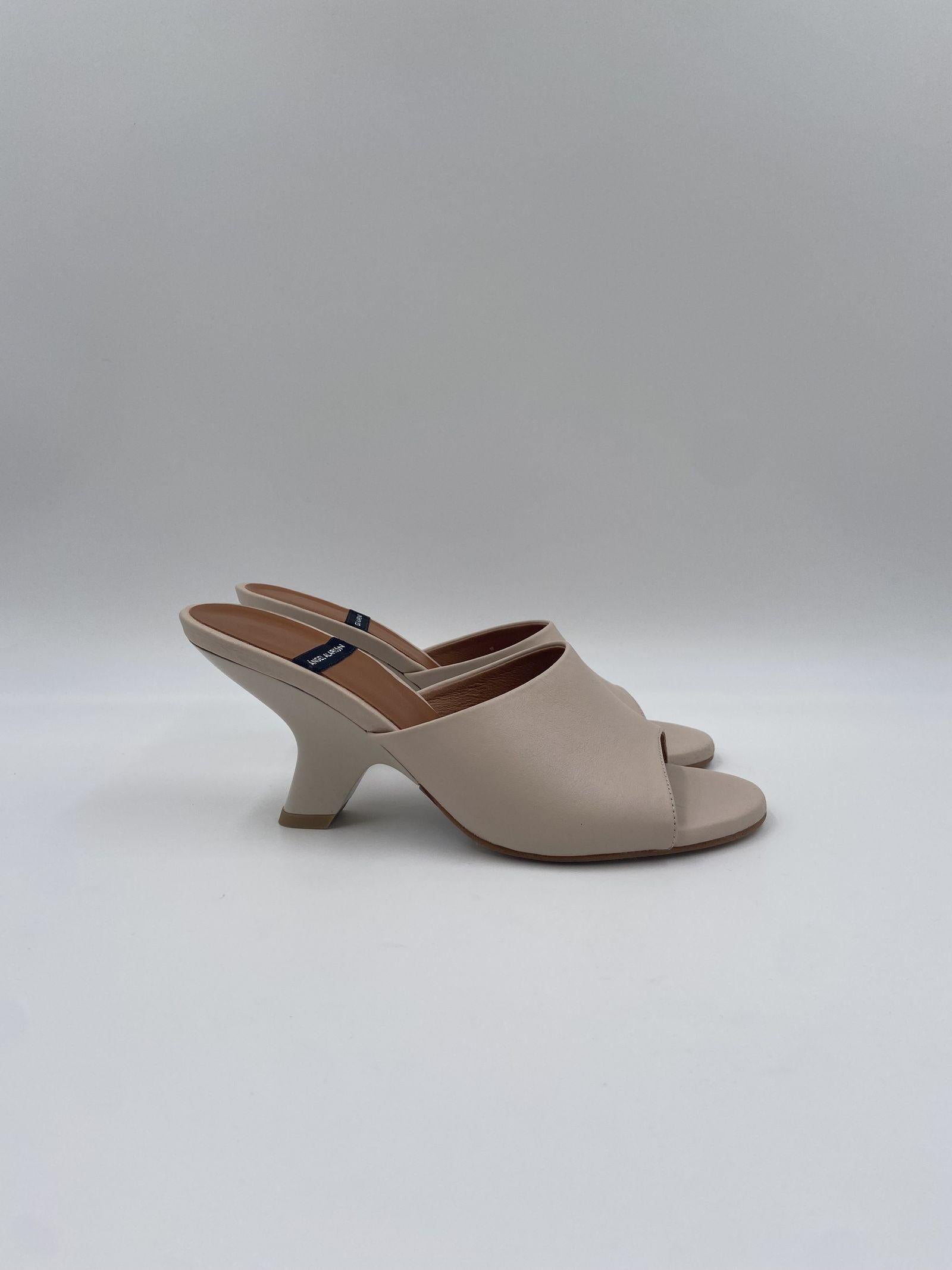 Sabot in pelle 251257502 AVORIO ANGEL ALARCON 