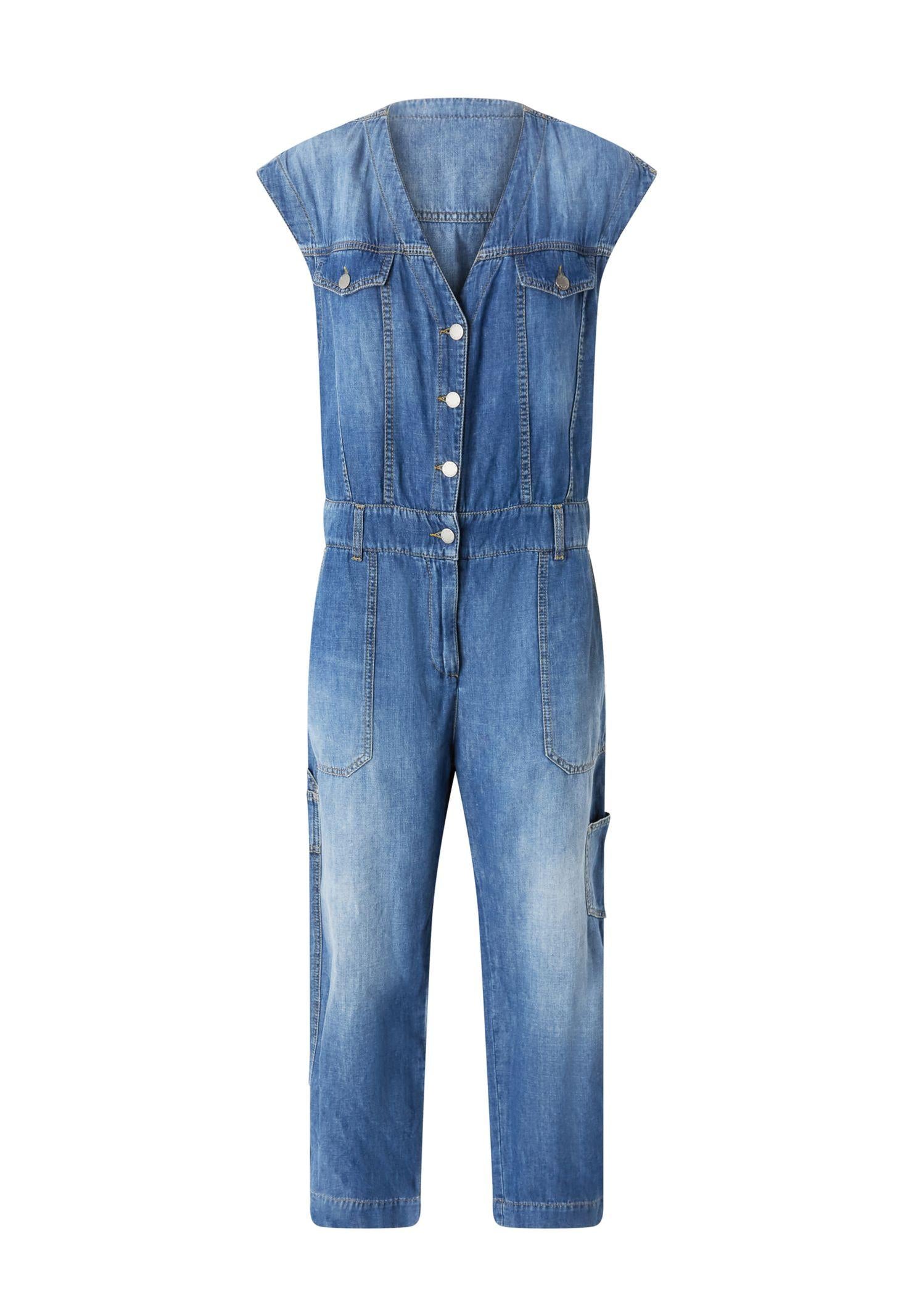 Tuta jeans senza maniche 104824-A2GQ PJD PINKO 