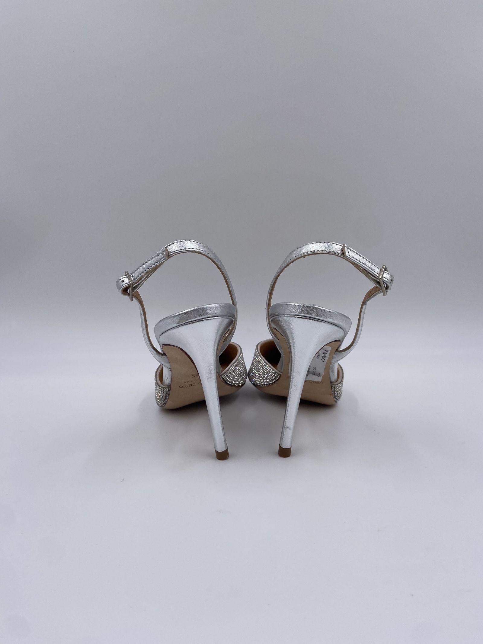 Sandalo alto con strass 1931 ARGENTO OFELIA 