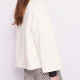 Cappotto corto manica raglan