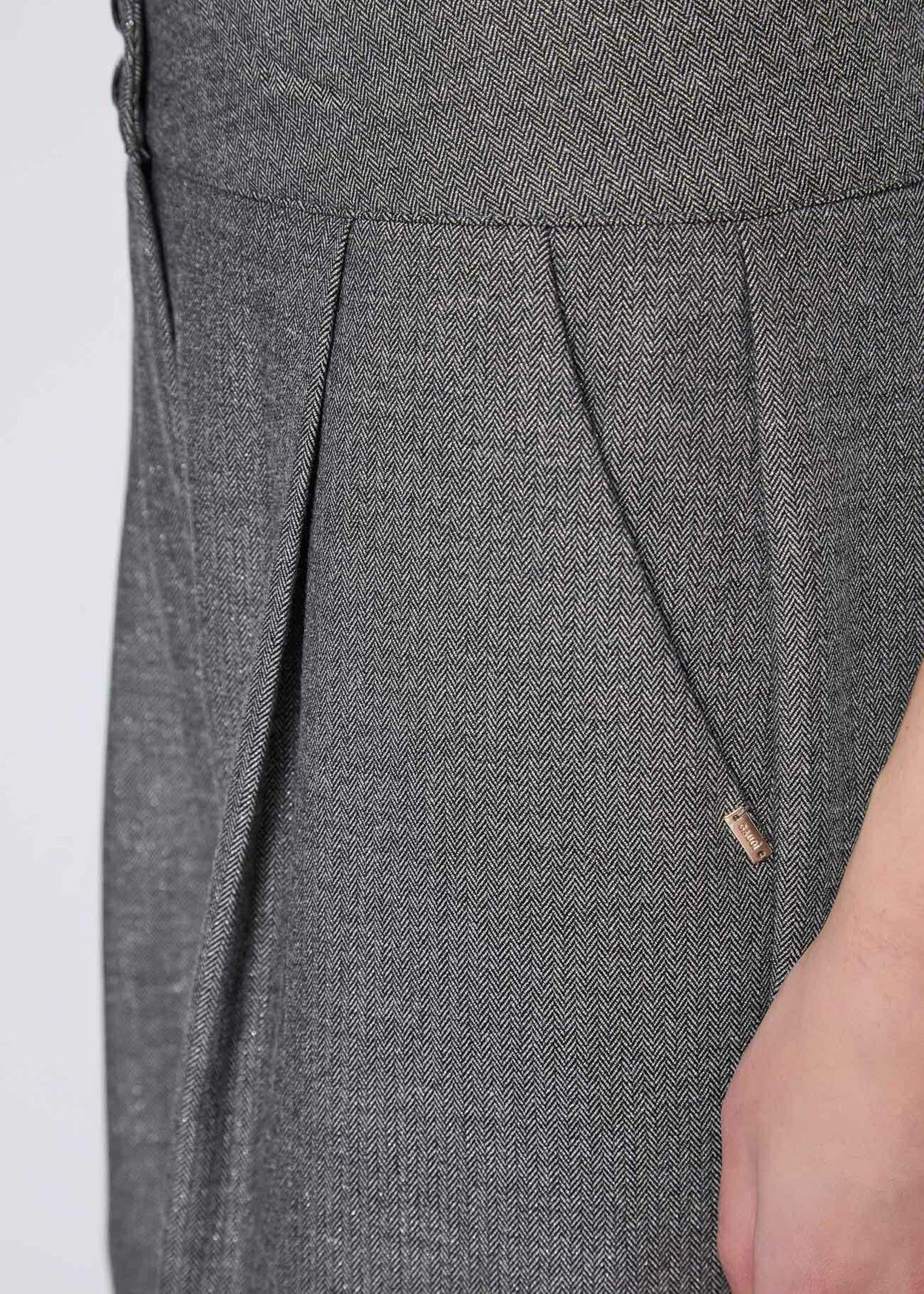 Pantalone chevron con piega 521FD25006 521052-01 GAUDI' 