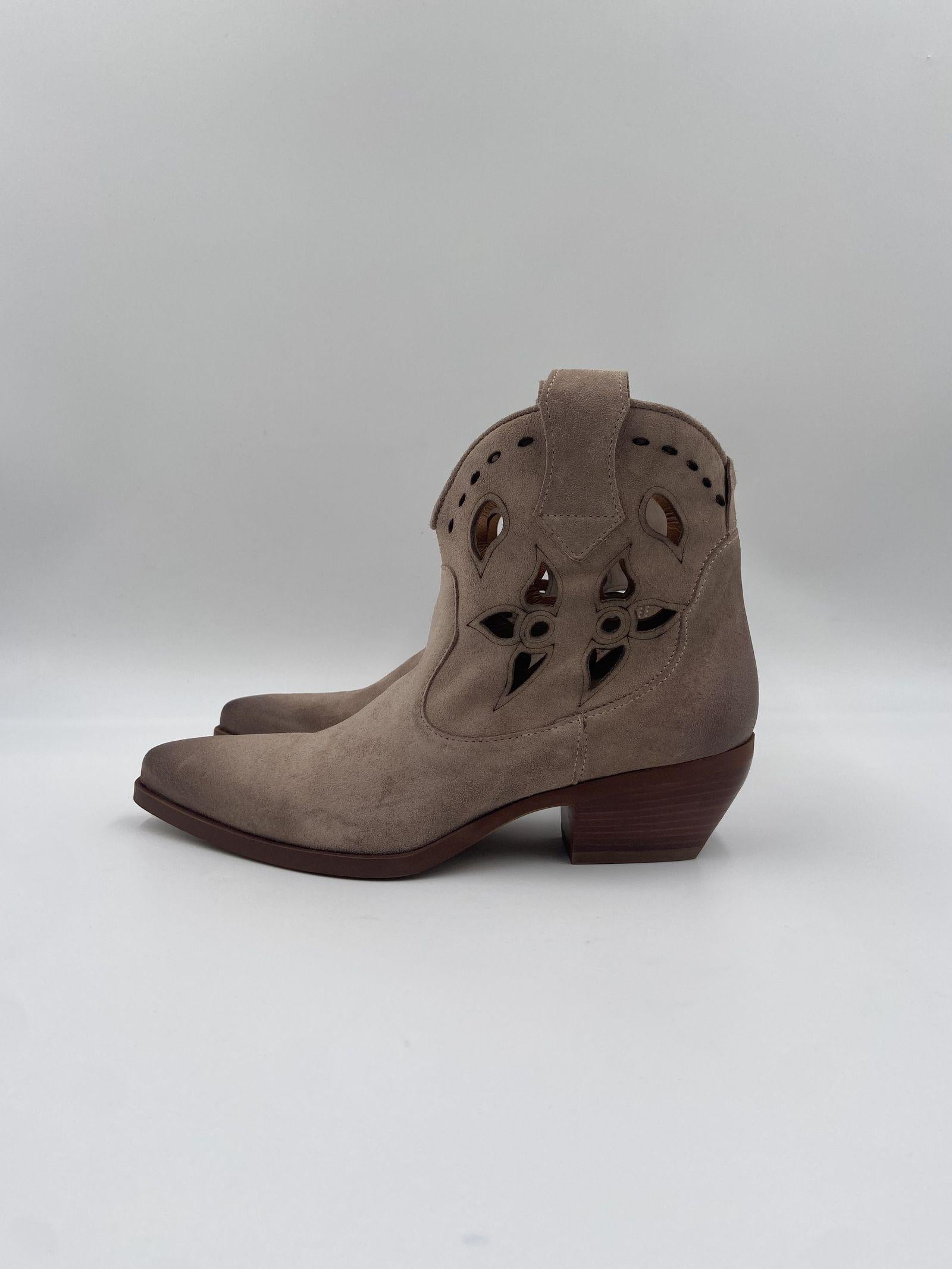 Stivaletto basso in camoscio - Chiarini 1718 BEIGE CHIARINI 