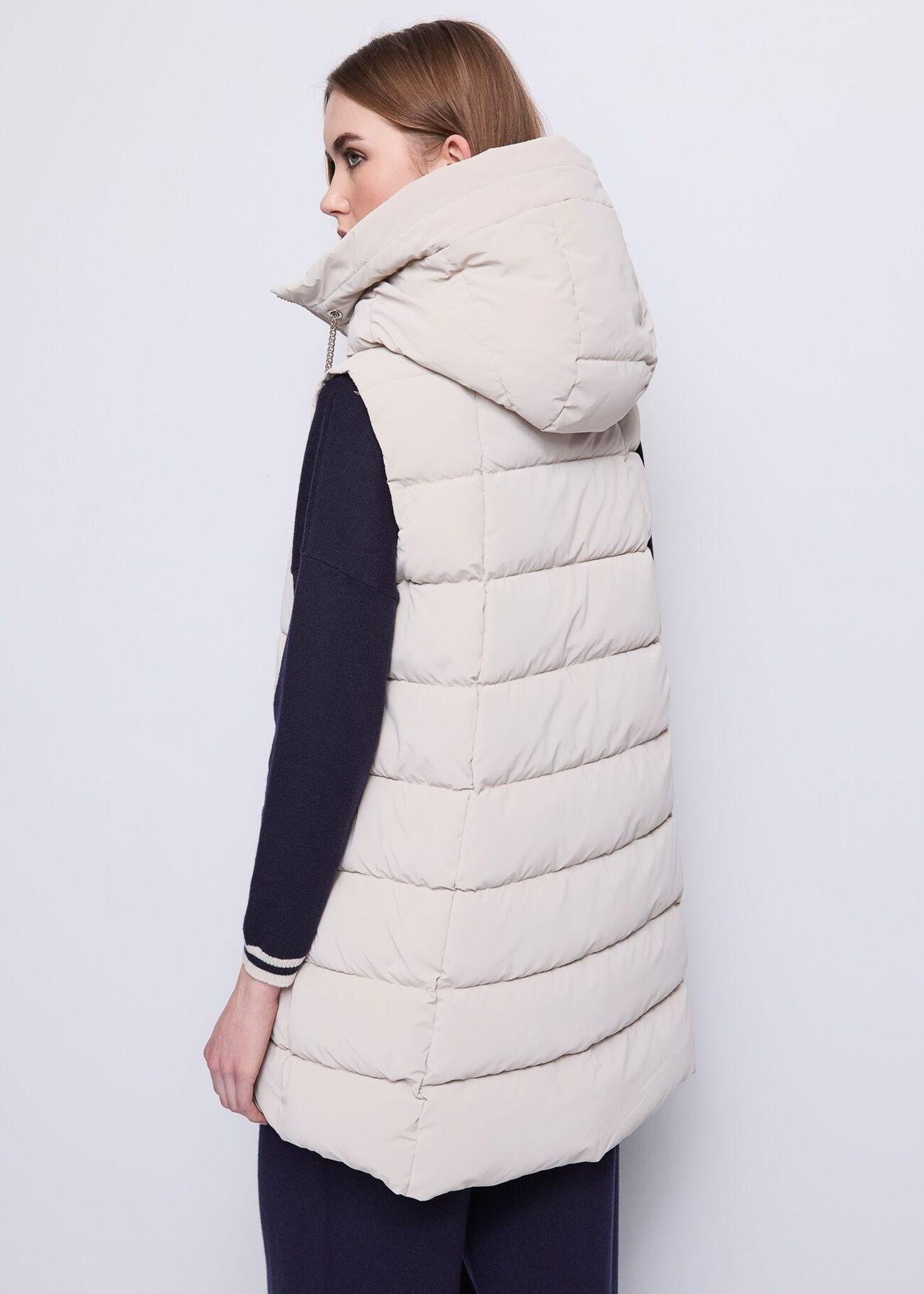 Gilet trapuntato con cappuccio 521BD35008 2212 GAUDI' 