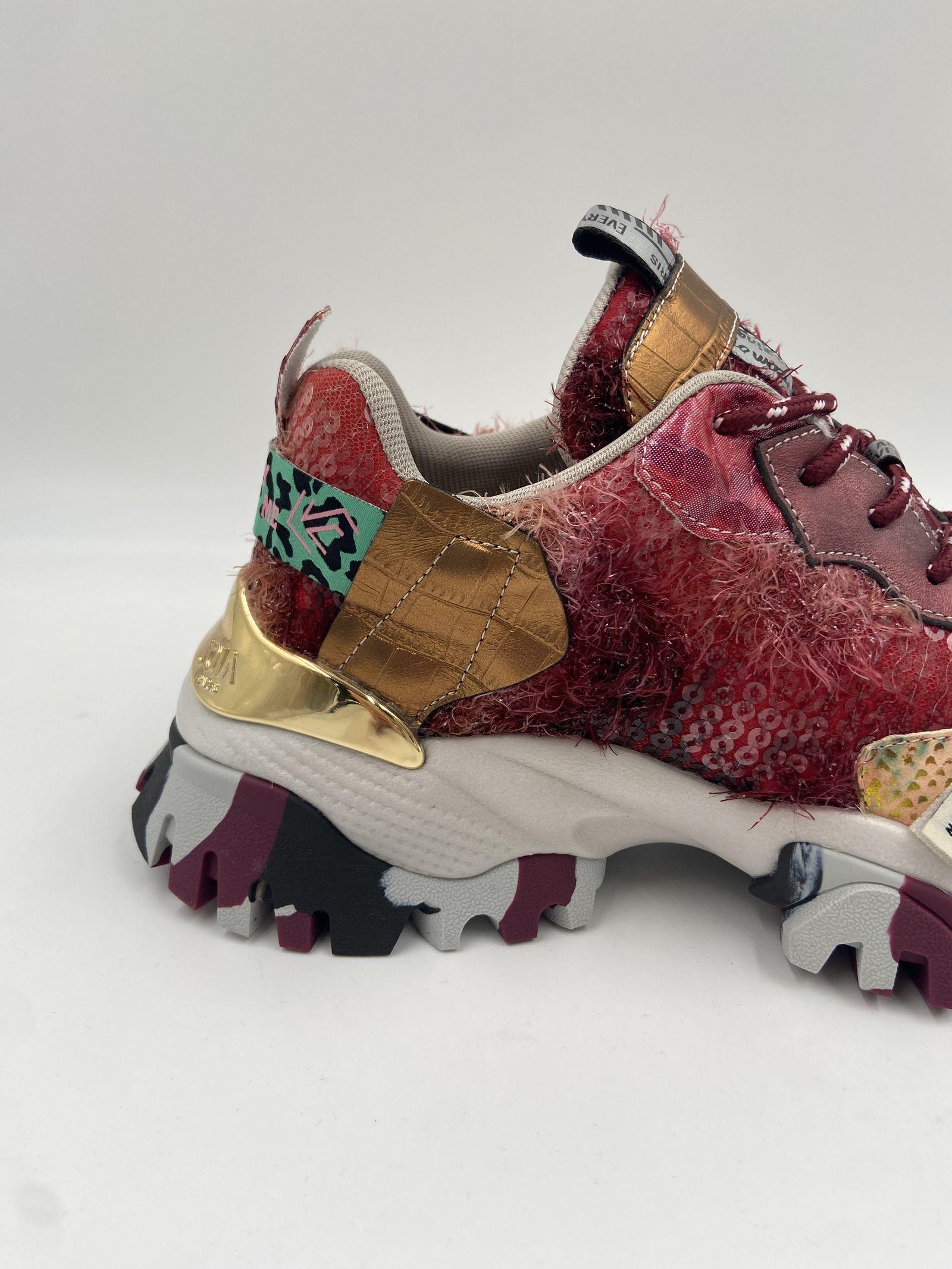 Sneakers Legion marrone e rosso 2502080 MARRONEROSSO JOIAPARIS 