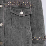 Giubbotto denim con borchie - Gaudi 521BD36003 00 GAUDI' 