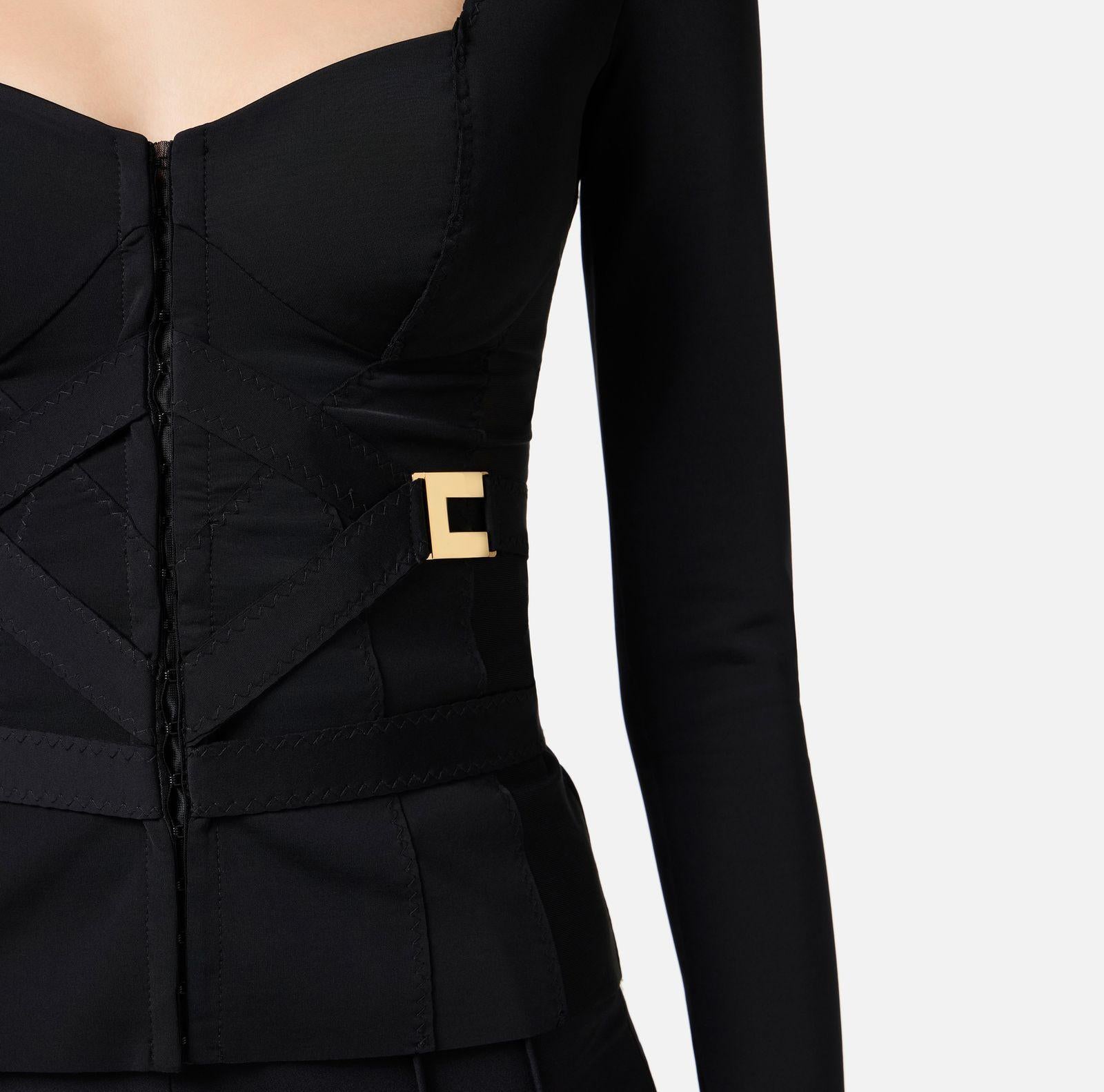 Giacca bielastica - Elisabetta Franchi GI16056E2 110 ELISABETTA FRANCHI 