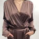 Abito manica lunga - Ofelia D1044 MORO OFELIA 