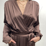 Abito manica lunga - Ofelia D1044 MORO OFELIA 