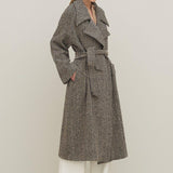 Cappotto lungo in caban resca