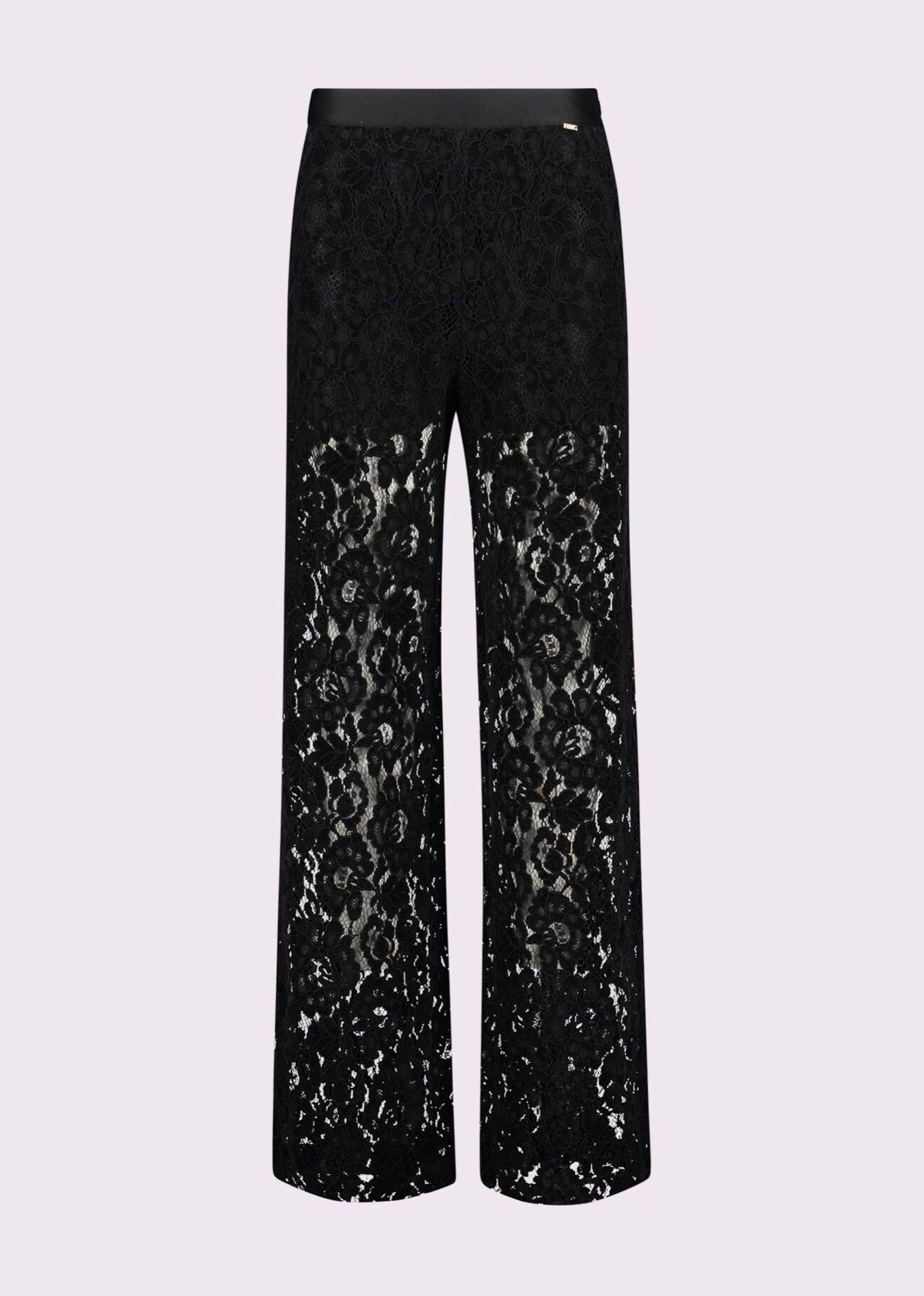 Pantaloni in pizzo floreale 521FD25004 2001 GAUDI' 