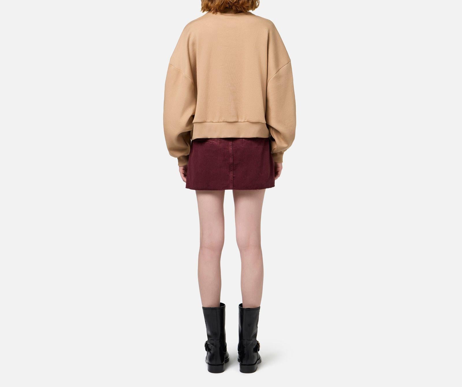Felpa cropped MD00346E2 032 ELISABETTA FRANCHI 