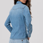 Camicia over in denim FP26ST6030D47202 258 FRACOMINA 