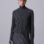Cardigan boxy in cashmere e seta - Roberto Collina 253F01010 F0121 ROBERTO COLLINA 