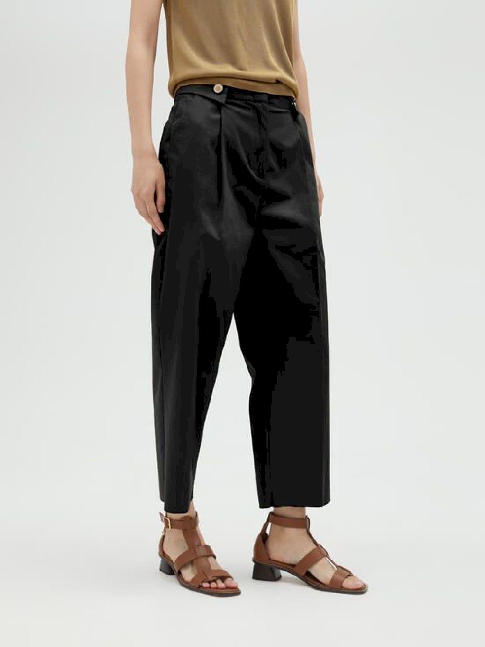 Pantalone in tessuto sartoriale MS2514018 00N MAITE 