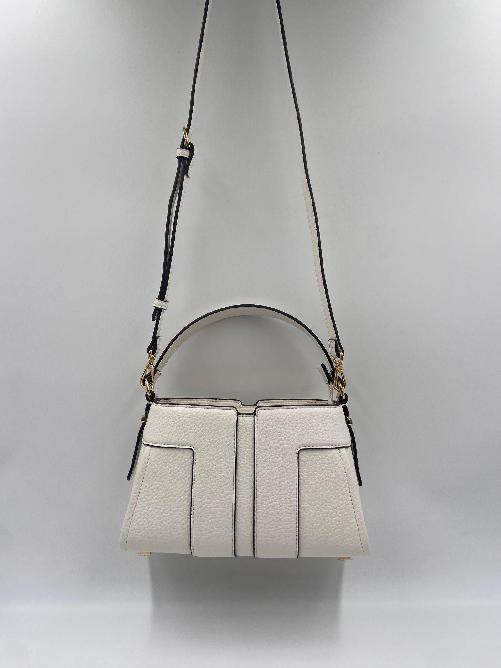Borsa tote piccola con logo - Elisabetta Franchi BS06A51E2 360 ELISABETTA FRANCHI 