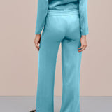 Pantalone largo in raso - Carla G PAFE12 D1 26 CARLA G. 