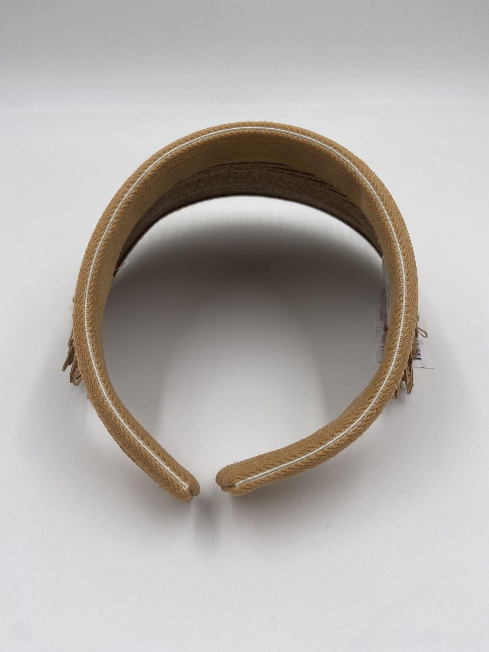 Visiera con frange - Ofelia YM0899 TAUPE OFELIA 