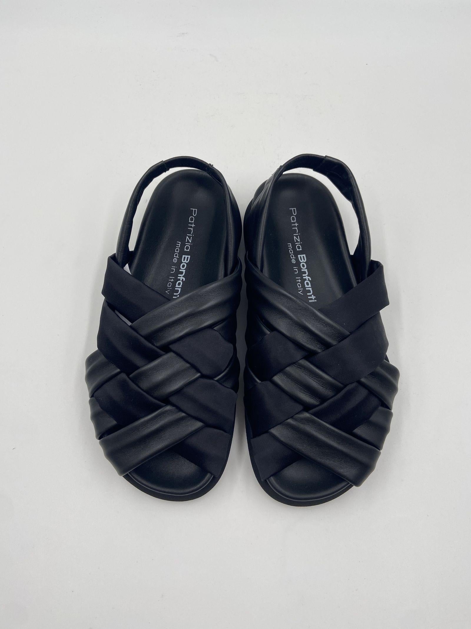 Amelie Back Jolie sandalo AMELIE BACKJOLIE DREAMER NERO PATRIZIA BONFANTI 