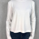 T-shirt regular  manica lunga LC240211 BIANCO OFELIA 