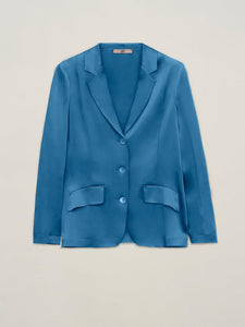 Giacca monopetto in satin