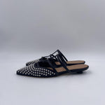 Scarpa bassa aperta con borchie - Ofelia 2569 NERO OFELIA 